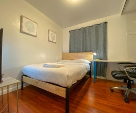 #62/Private and Bright Room with one Queen Bed
