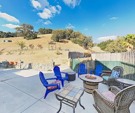 Wine Country Retreat with Hillside Pool & Firepit home