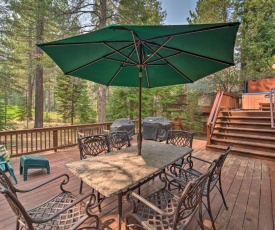 Truckee Golf Course Home with Hot Tub and Spacious Deck