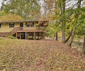 Creekside Retreat with Deck, 18 Miles to Wolf Ridge