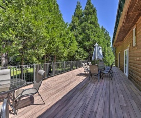 Secluded Mtn Home with Large Deck, Fireplace!