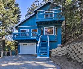 Secluded Cabin with Hot Tub - Walk to Lake Gregory!