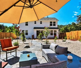 Glen Ellen House with Hot Tub, Walk to Wineries!