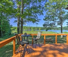 Family Cabin on Burns Lake with Dock and Kayak Rental!