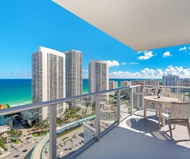 5 Stars 2BR in the SKY UNIQUE Ocean & Bay View BALCONY