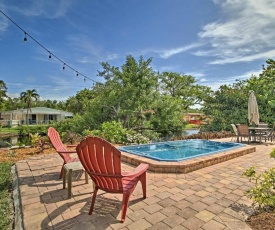 Home on Canal with Pool, about 2 Mi to Hollywood Beach!