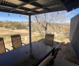 Joshua Tree remodeled house with open desert backyard