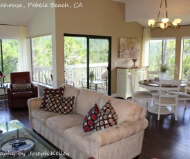 Pebble Beach Tree House Views of the Ocean Vaulted Ceilings Close to Everything