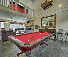 Big Bear House with Billiards - Steps to Ski Resort!