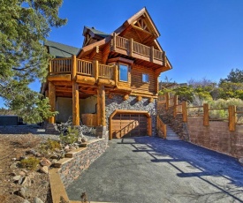 Big Bear House with Hot Tub and View of Bear Mountain!